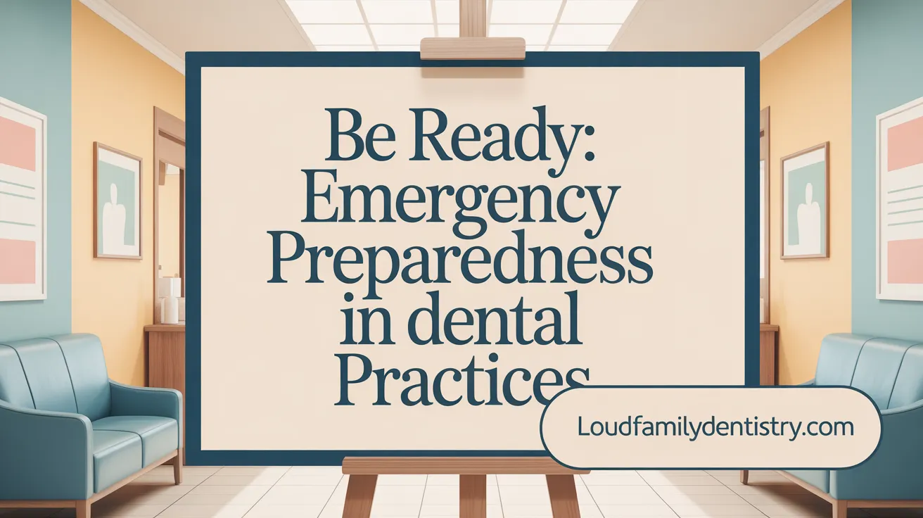 Be Ready: Emergency Preparedness in Dental Practices