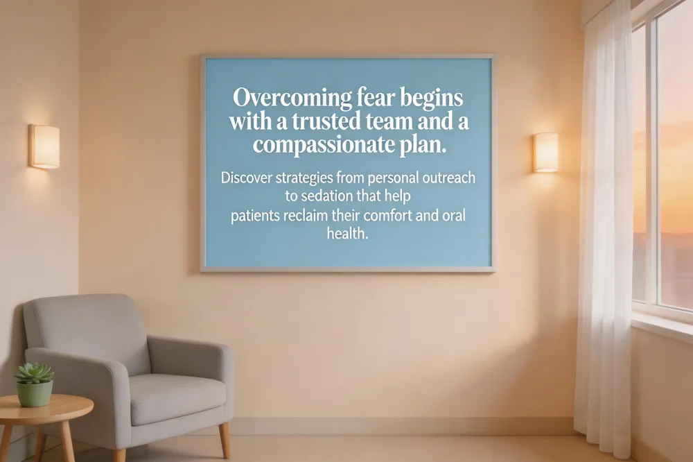 Overcoming fear begins with a trusted team and a compassionate plan. Discover strategies from personal outreach to sedation that help patients reclaim their comfort and oral health.