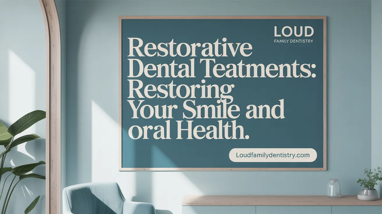 Restorative Dental Treatments: Restoring Your Smile and Oral Health
