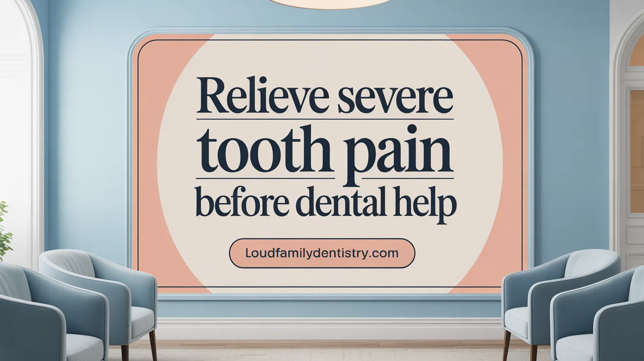 Relieve Severe Tooth Pain Before Dental Help