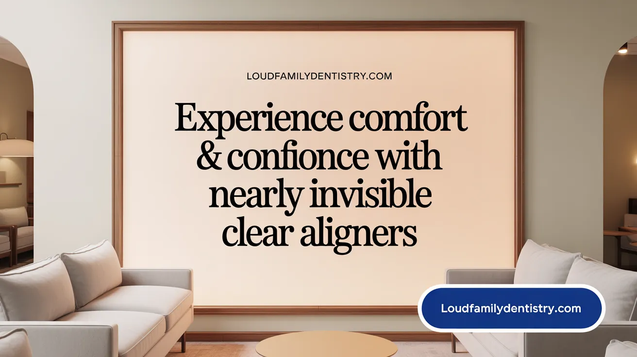 Experience Comfort & Confidence with Nearly Invisible Clear Aligners