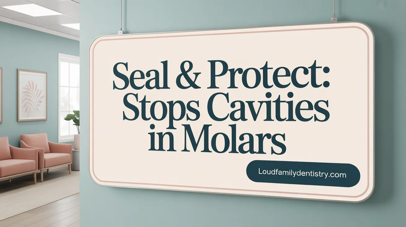 Seal & Protect: Stops Cavities in Molars