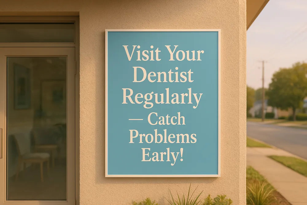 Visit Your Dentist Regularly — Catch Problems Early!