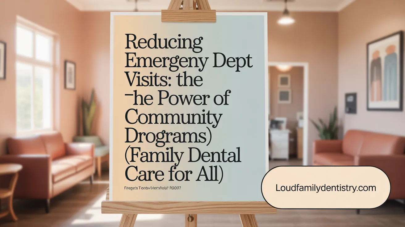 Reducing Emergency Dept Visits: The Power of Community Dental Programs