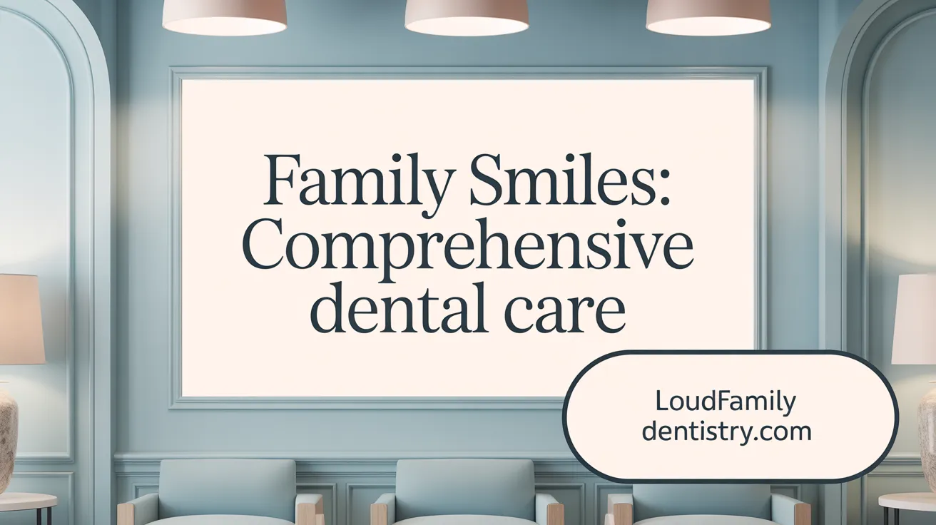 Family Smiles: Comprehensive Dental Care