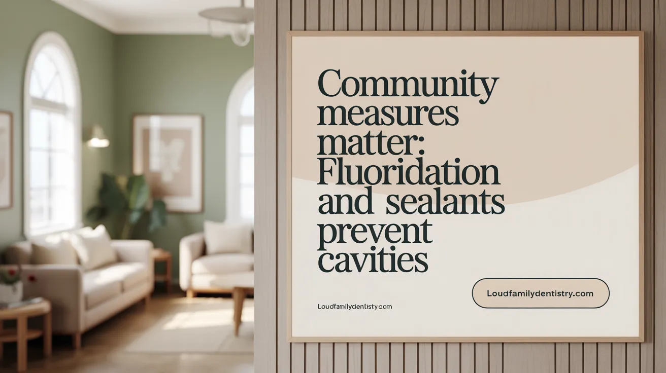 Community Measures Matter: Fluoridation and Sealants Prevent Cavities