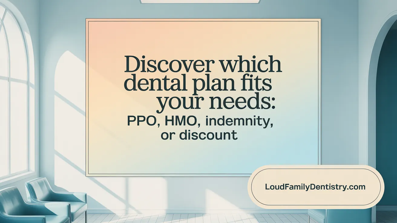 Discover Which Dental Plan Fits Your Needs: PPO, HMO, Indemnity, or Discount
