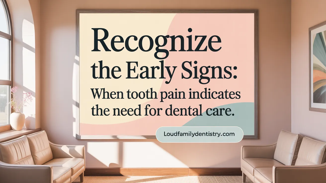 Recognize the Early Signs: When Tooth Pain Means a Root Canal Is Needed