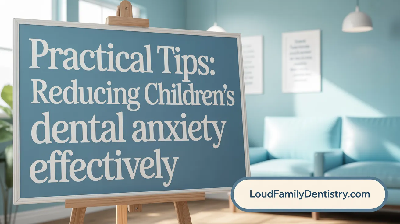 Practical Tips: Reducing Children's Dental Anxiety Effectively