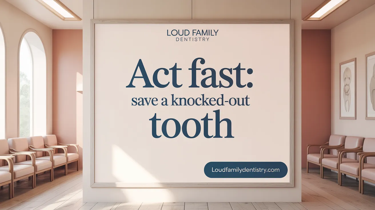 Act Fast: Save a Knocked-Out Tooth