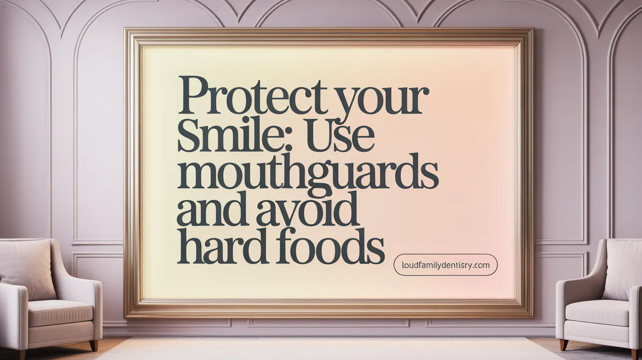 Protect Your Smile: Use Mouthguards and Avoid Hard Foods