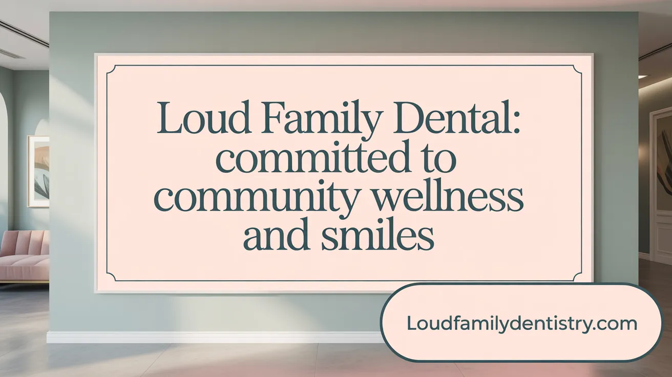 Loud Family Dental: Committed to Community Wellness and Smiles