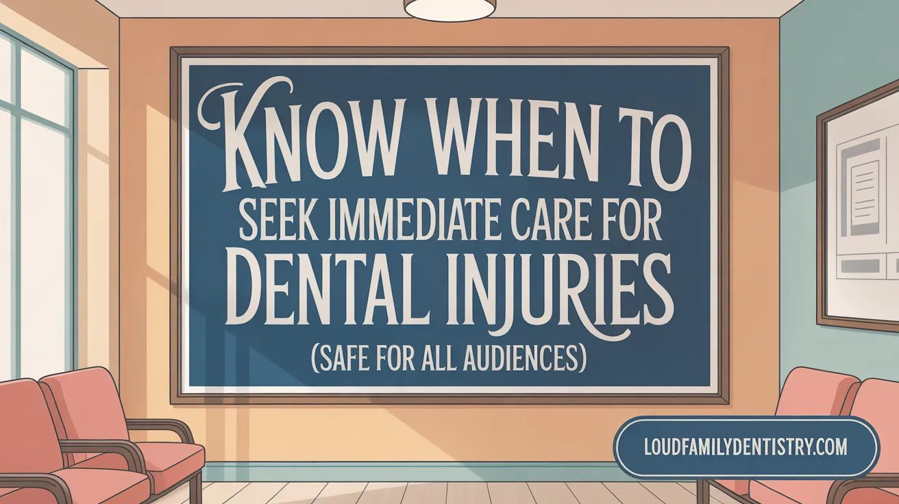 Know When to Seek Immediate Care for Dental Injuries