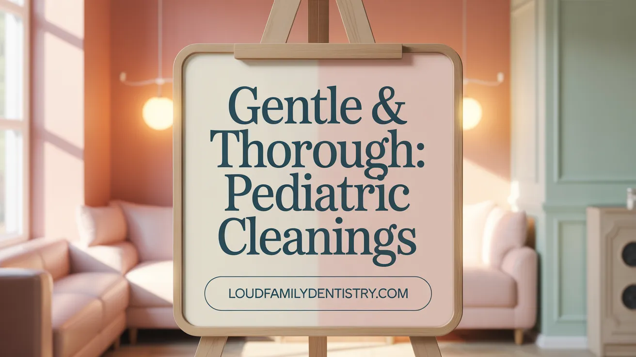 Gentle & Thorough: Pediatric Cleanings