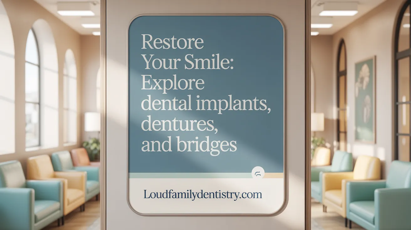 Restore Your Smile: Explore Dental Implants, Dentures, and Bridges
