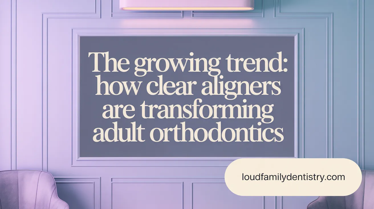 The Growing Trend: How Clear Aligners Are Transforming Adult Orthodontics