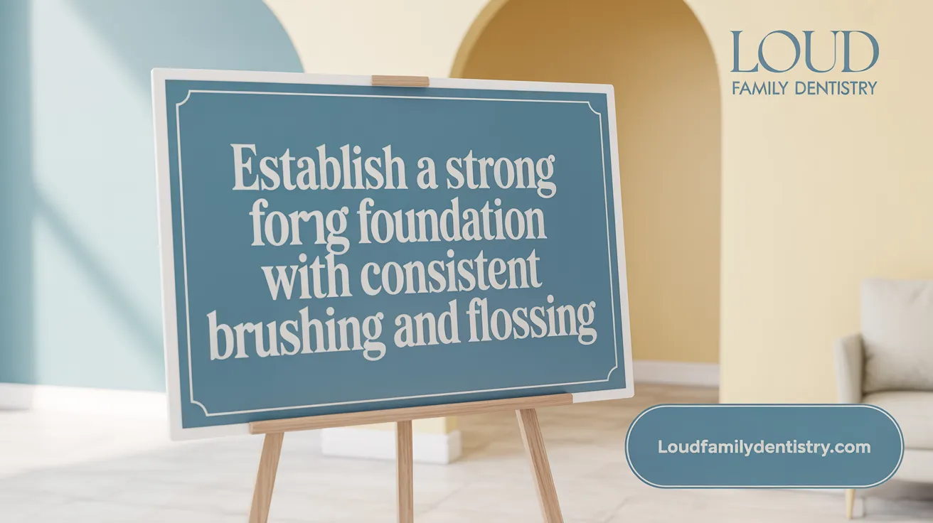 Establish a Strong Foundation with Consistent Brushing and Flossing