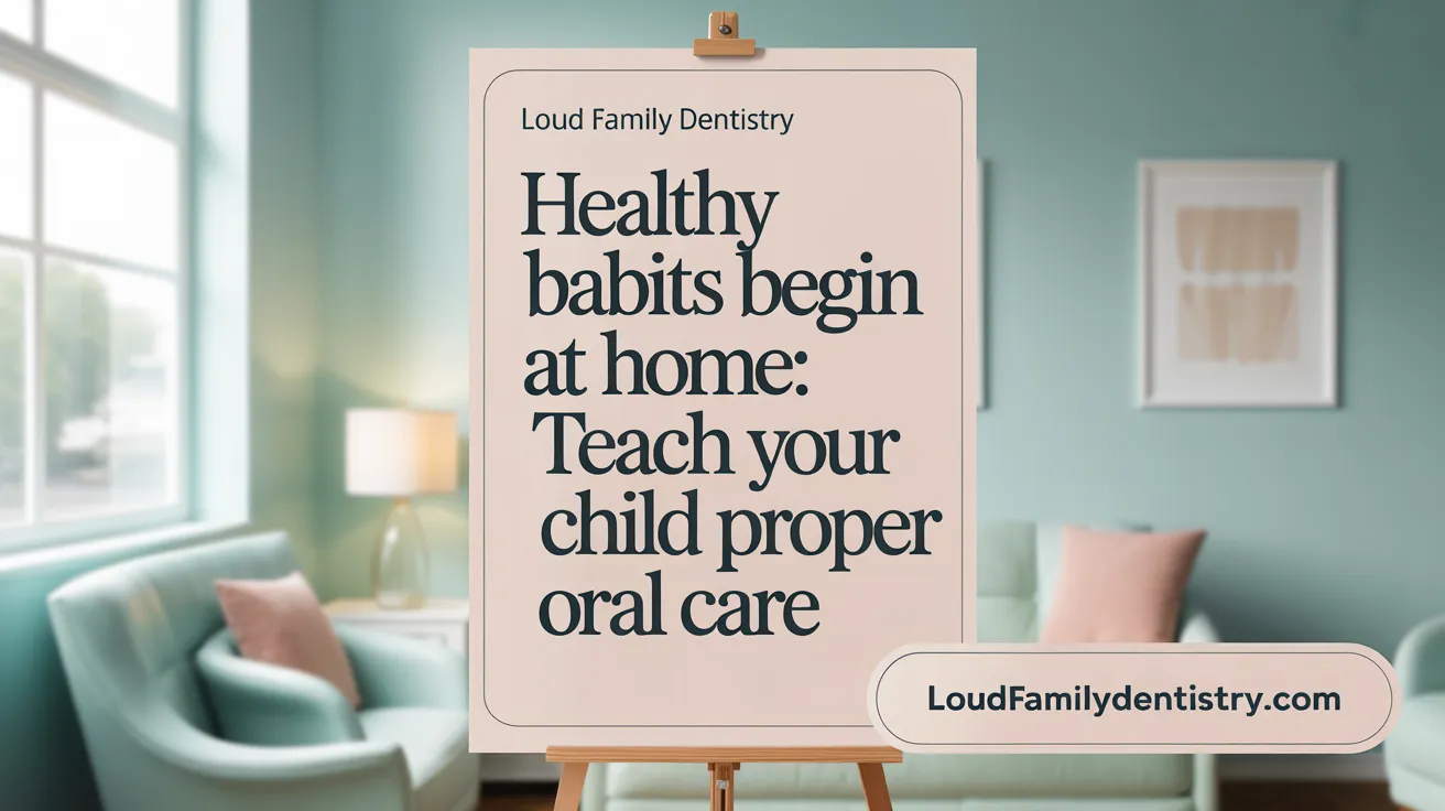 Healthy Habits Begin at Home: Teach Your Child Proper Oral Care