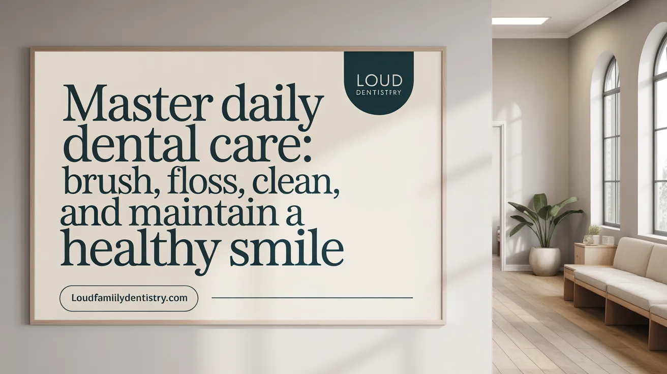 Master Daily Dental Care: Brush, Floss, Clean, and Maintain a Healthy Smile