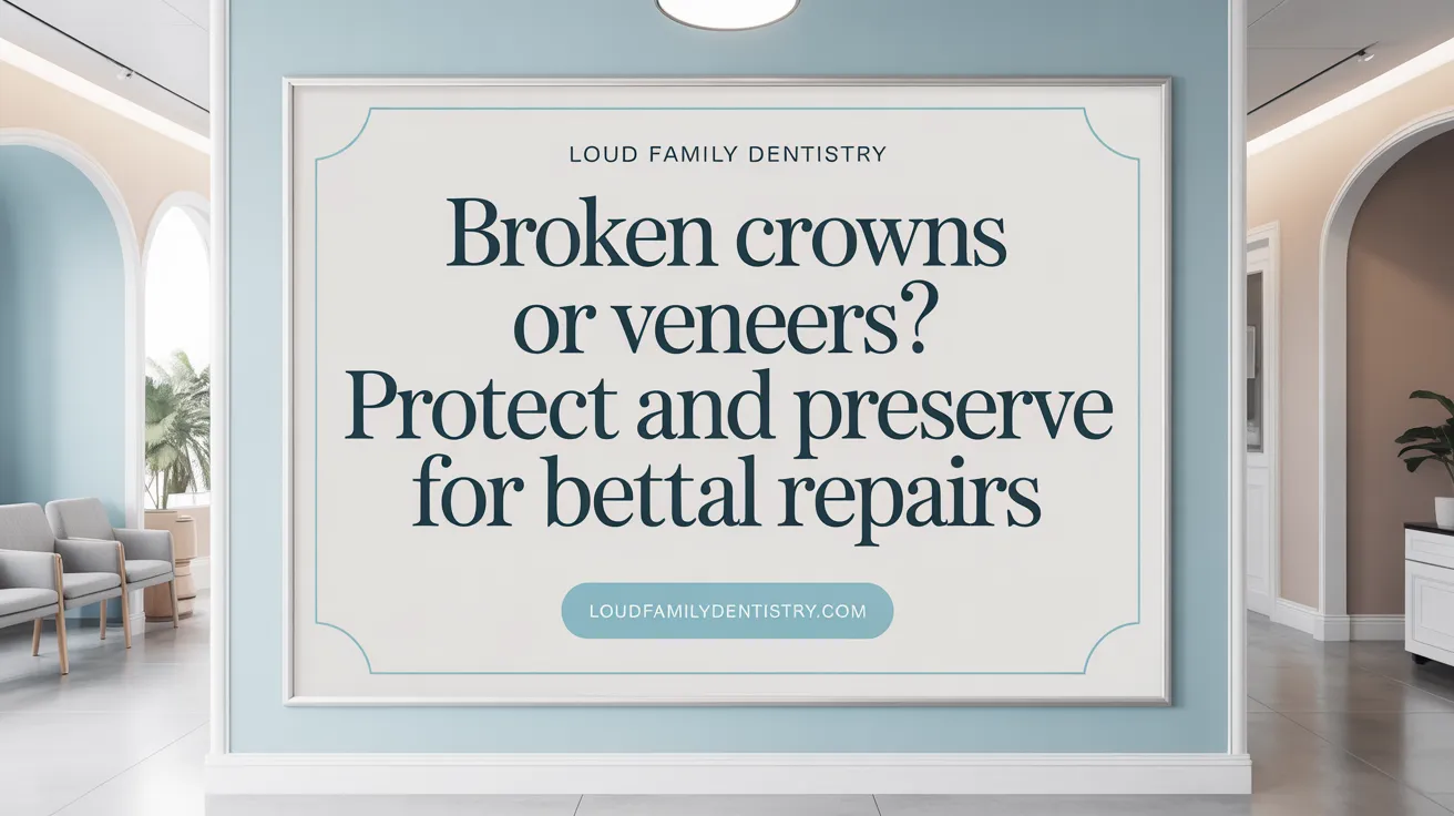 Broken Crowns or Veneers? Protect and Preserve for Better Dental Repairs