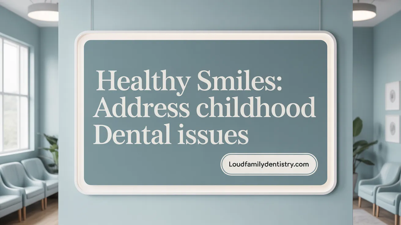 Healthy Smiles: Address Childhood Dental Issues