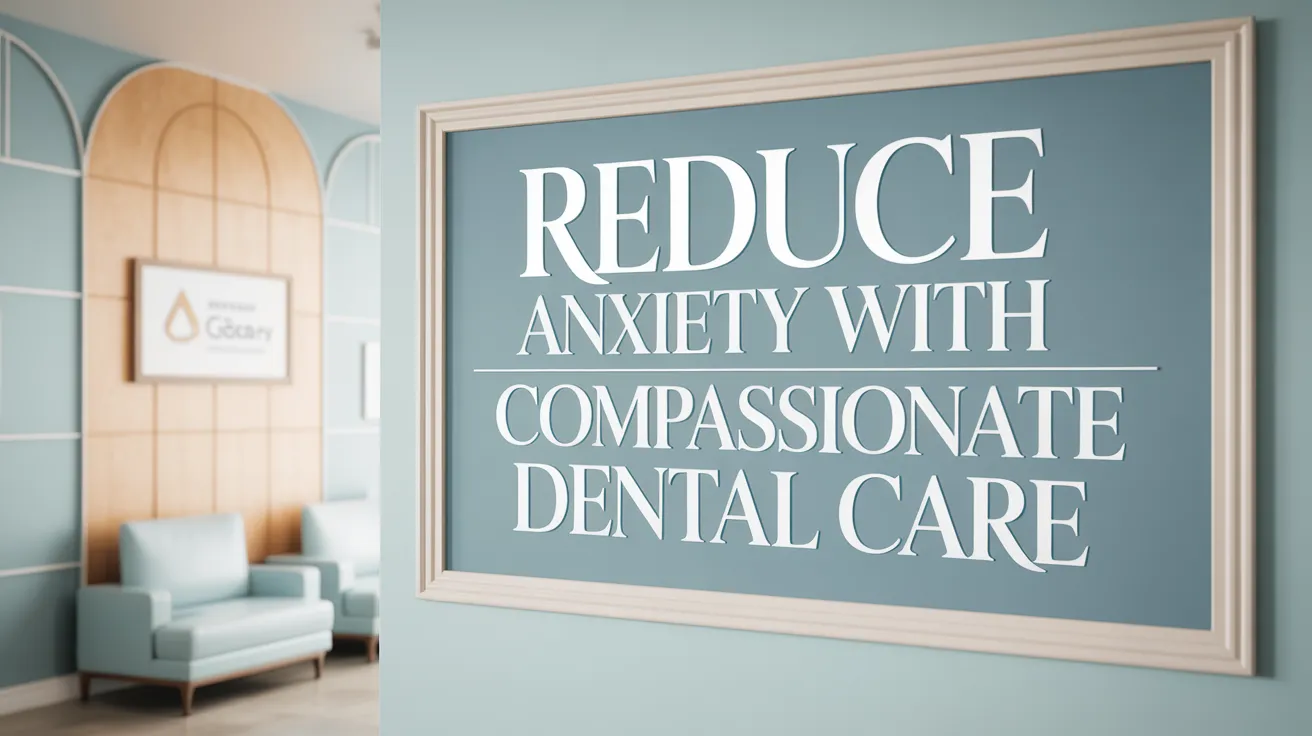 Reduce Anxiety with Compassionate Dental Care