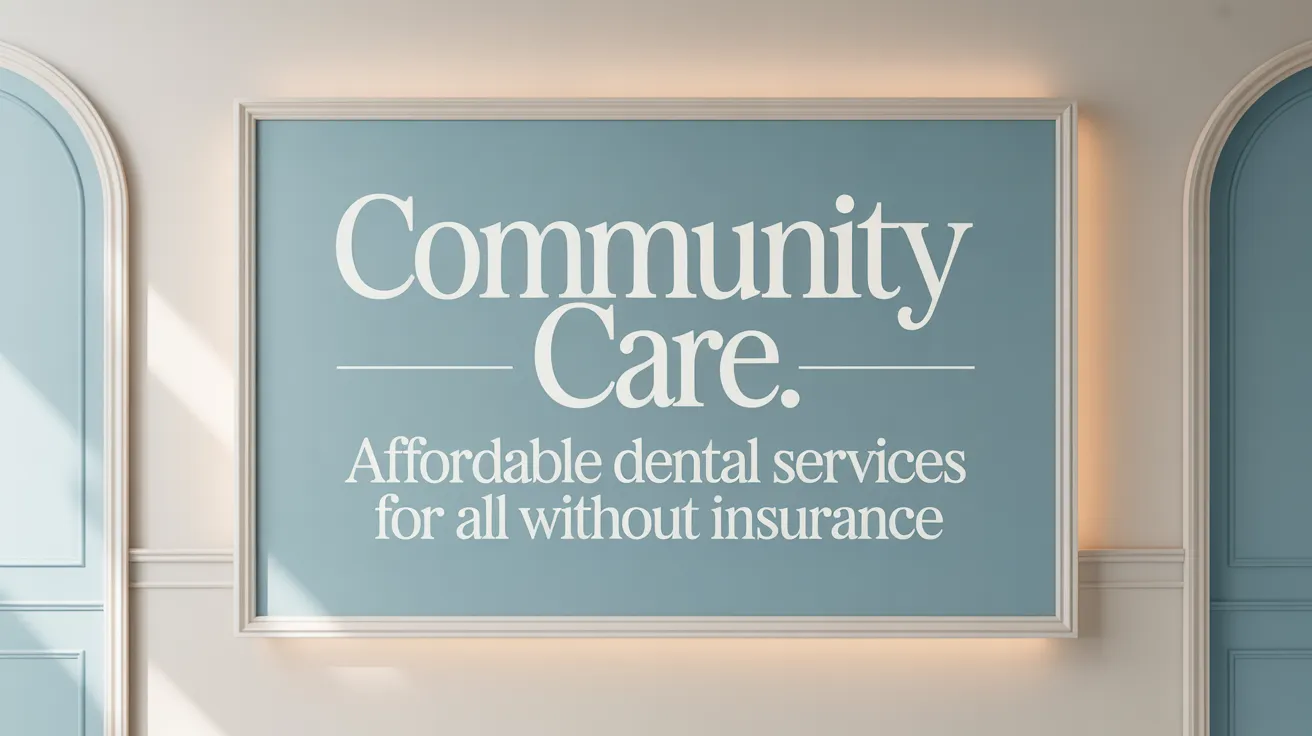 Community Care: Affordable Dental Services for All Without Insurance