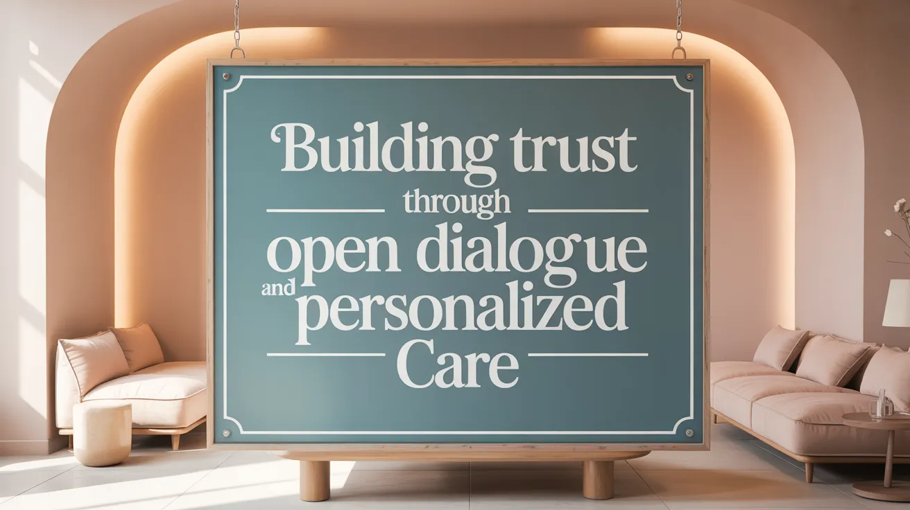Building Trust Through Open Dialogue and Personalized Care