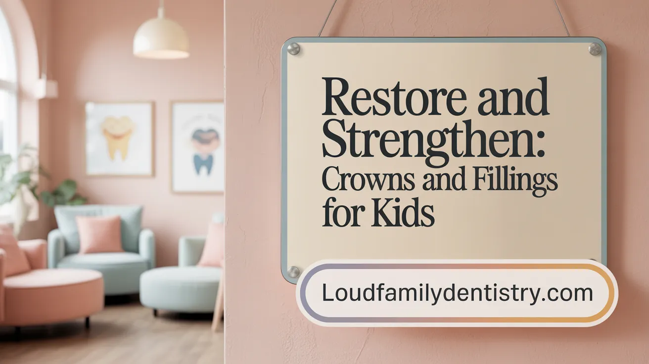 Restore and Strengthen: Crowns and Fillings for Kids