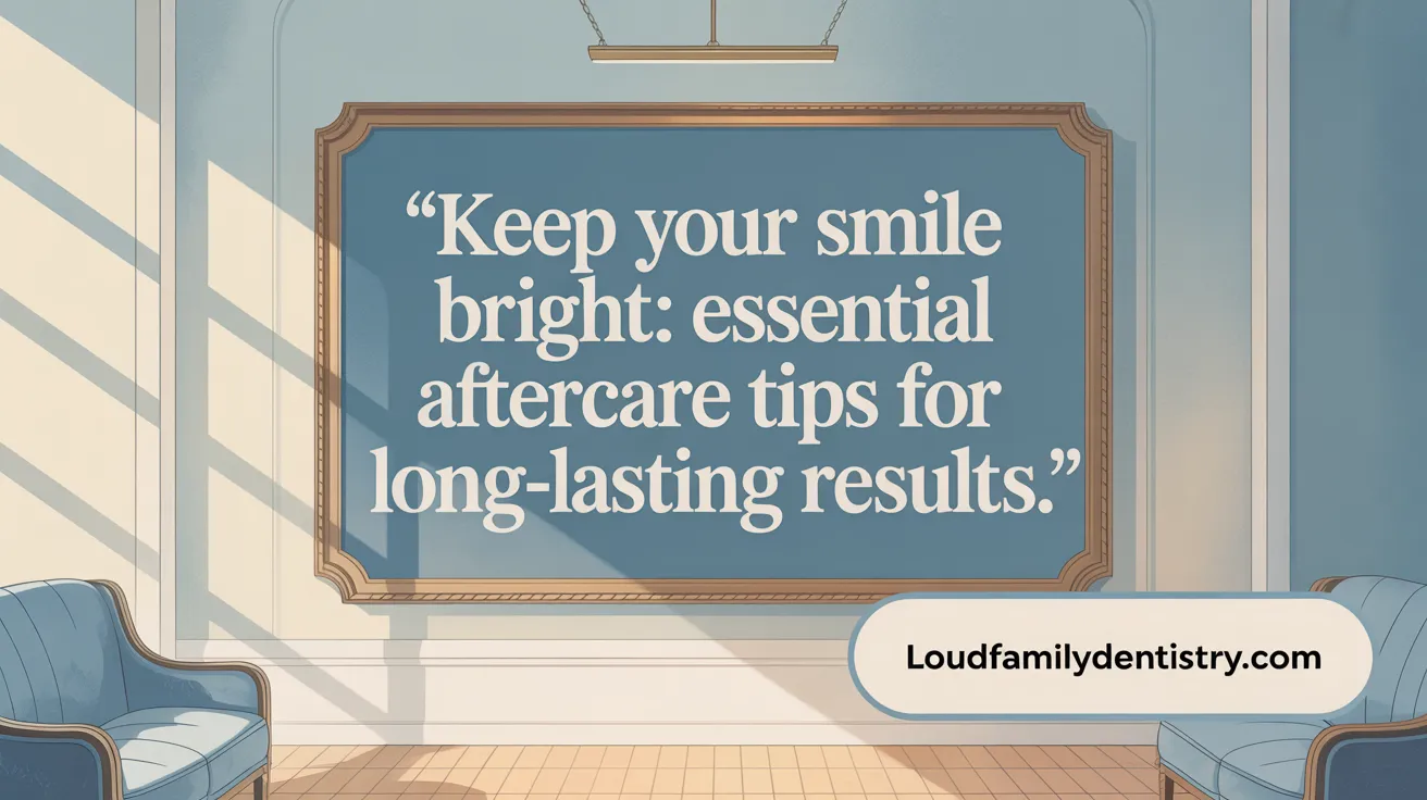 Keep Your Smile Bright: Essential Aftercare Tips for Long-Lasting Results.