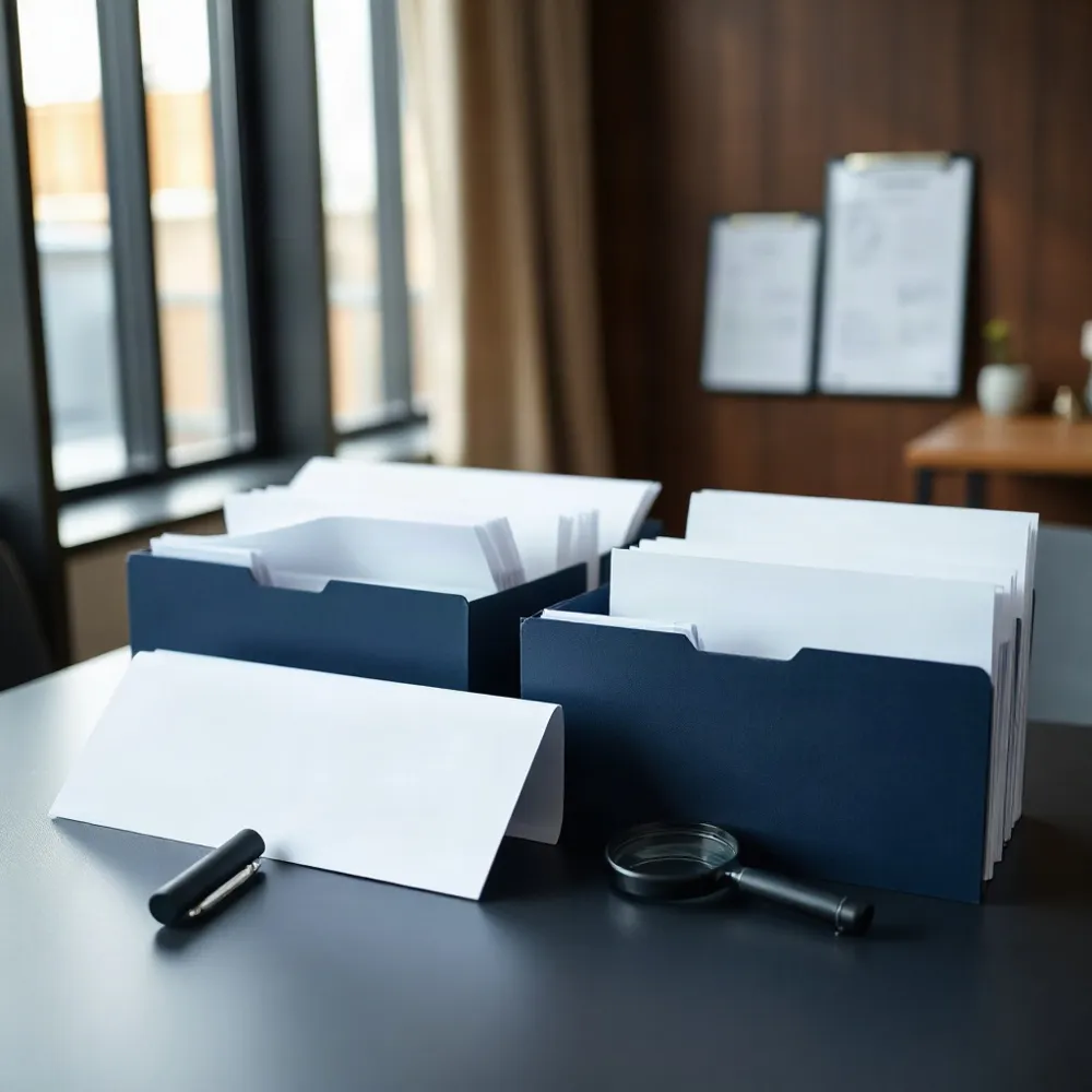 Gather clear identity, address and registered-office documents, then check that names and details match across every record.