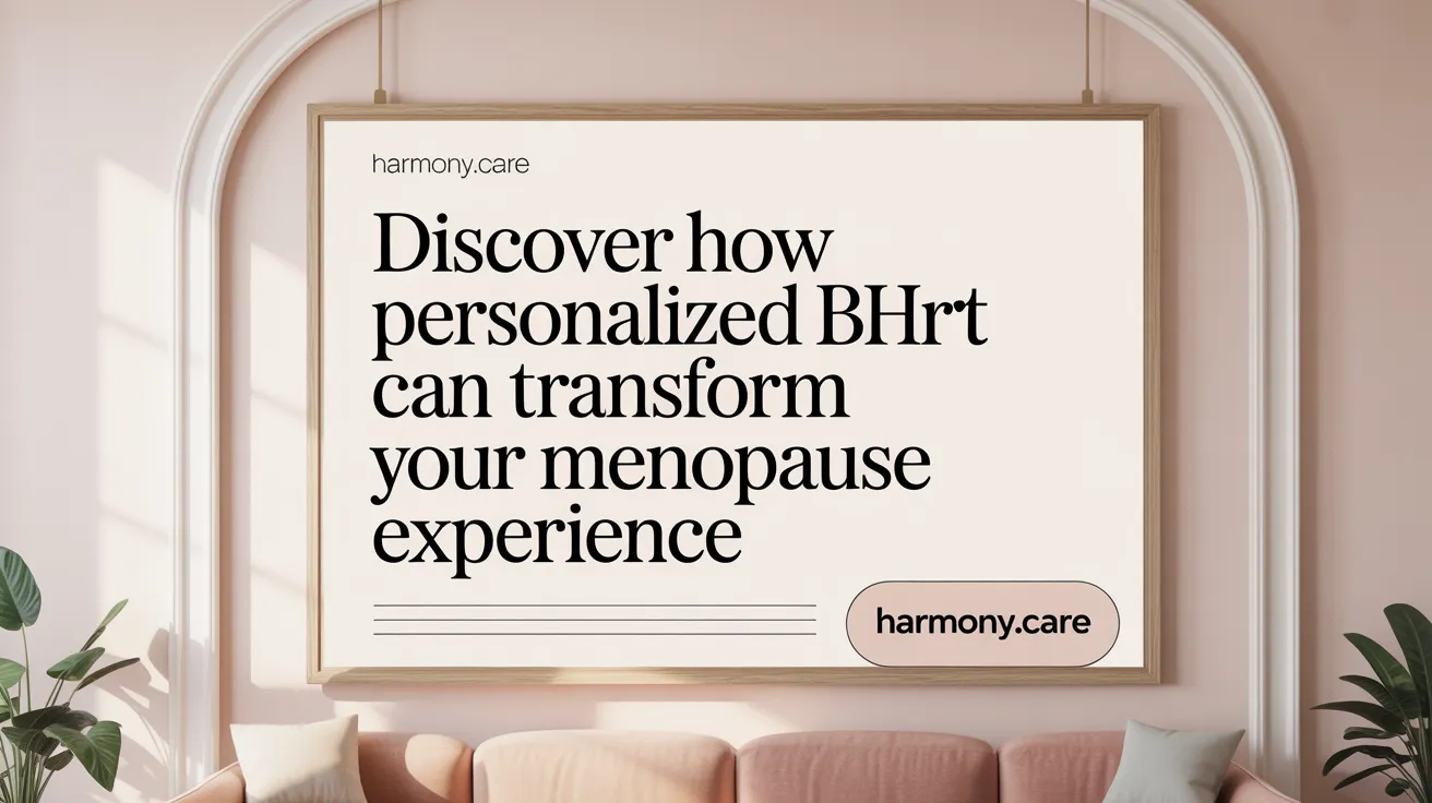 Discover how personalized BHRT can transform your menopause experience