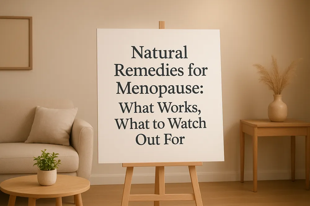 Natural Remedies for Menopause: What Works, What to Watch Out For