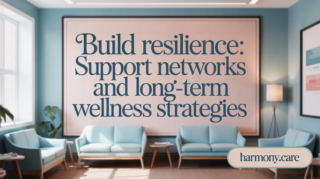 Build Resilience: Support Networks and Long-Term Wellness Strategies