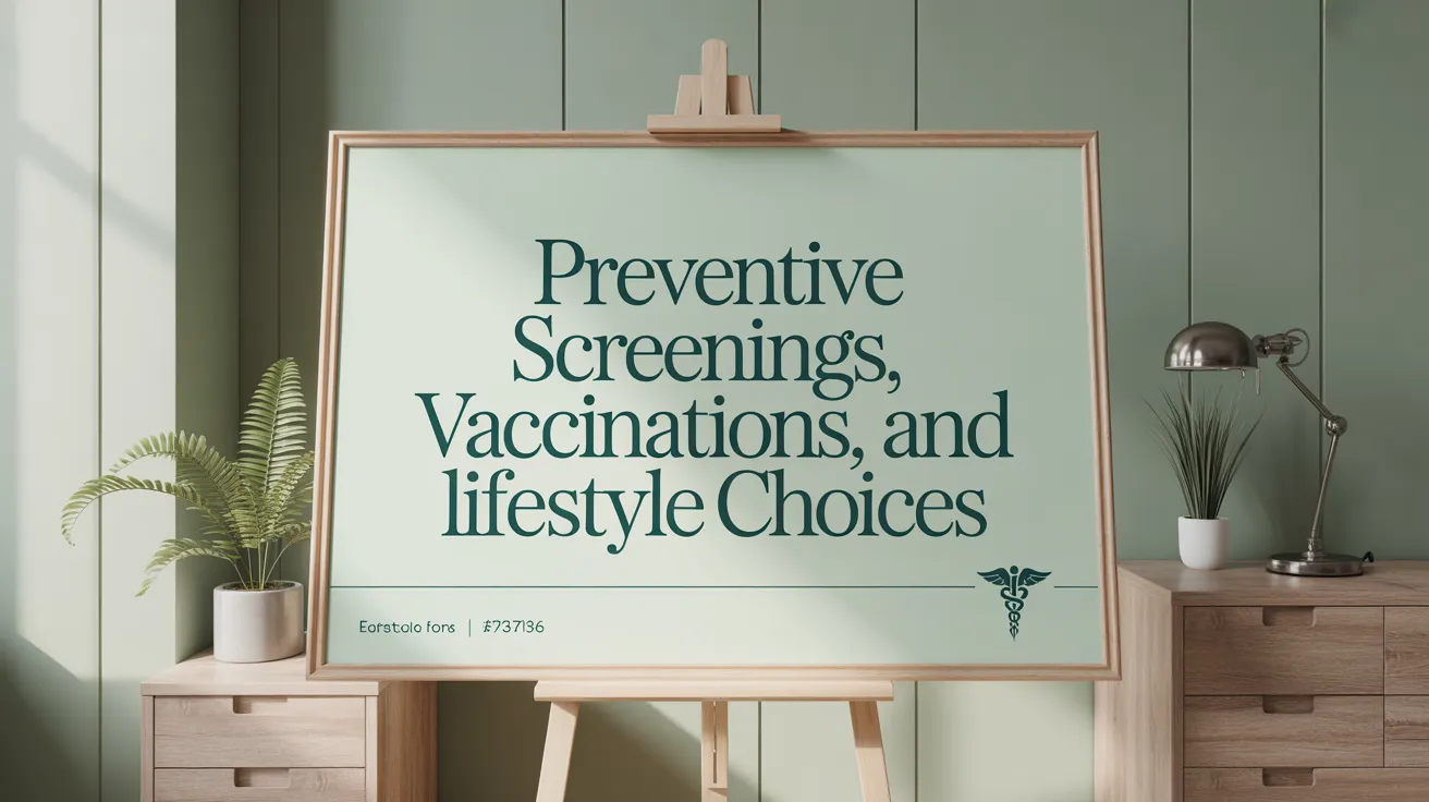 Preventive Screenings, Vaccinations, and Lifestyle Choices