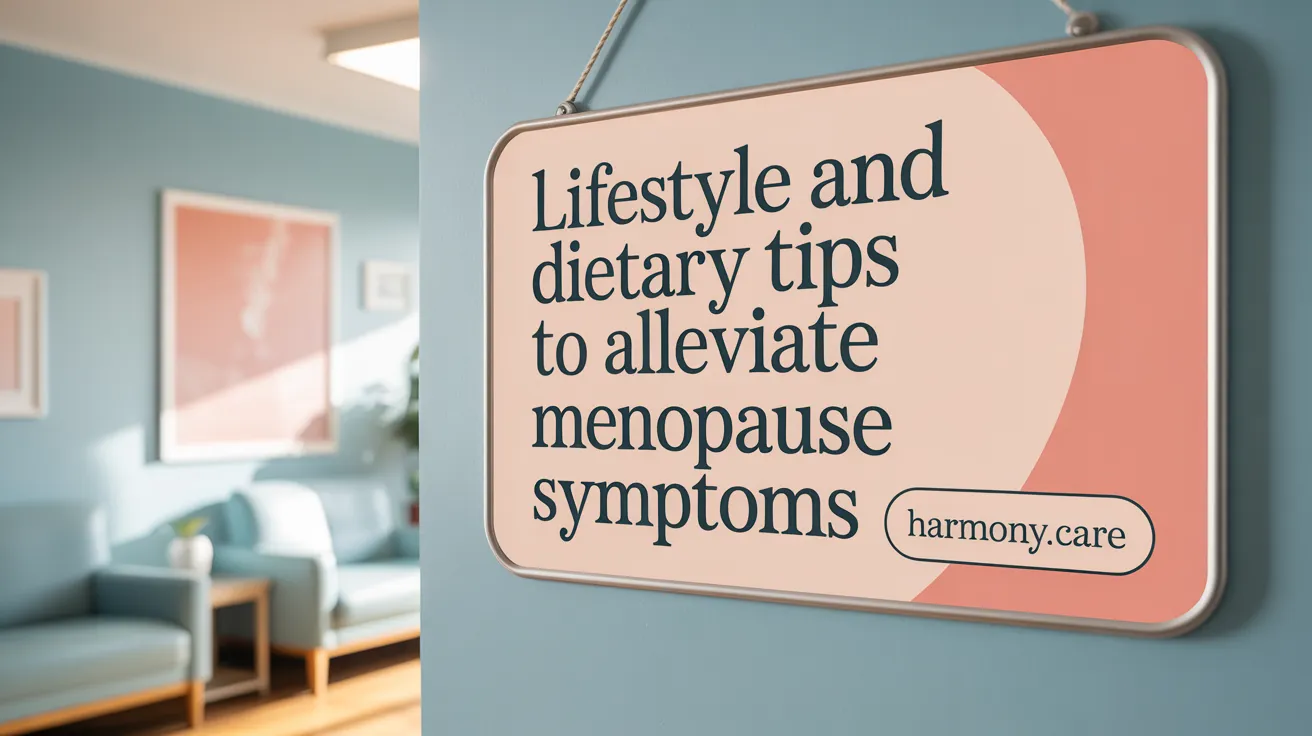 Lifestyle and Dietary Tips to Alleviate Menopause Symptoms