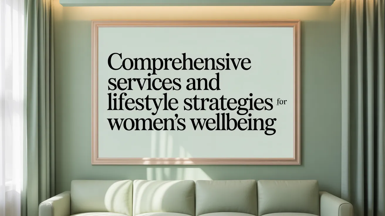 Comprehensive Services and Lifestyle Strategies for Women's Wellbeing