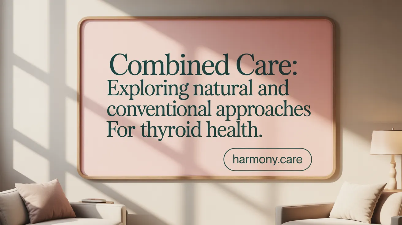 Combined Care: Exploring Natural and Conventional Approaches for Thyroid Health