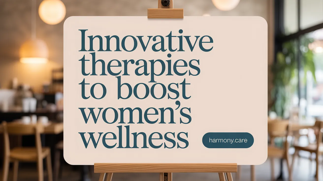 Innovative Therapies to Boost Women's Wellness