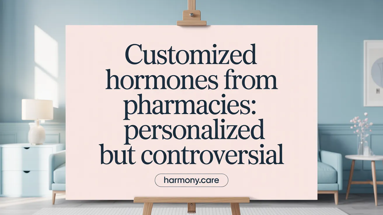 Customized Hormones from Pharmacies: Personalized but Controversial
