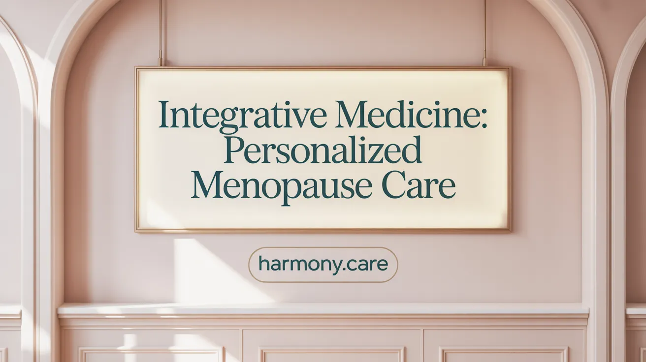 Integrative Medicine: Personalized Menopause Care