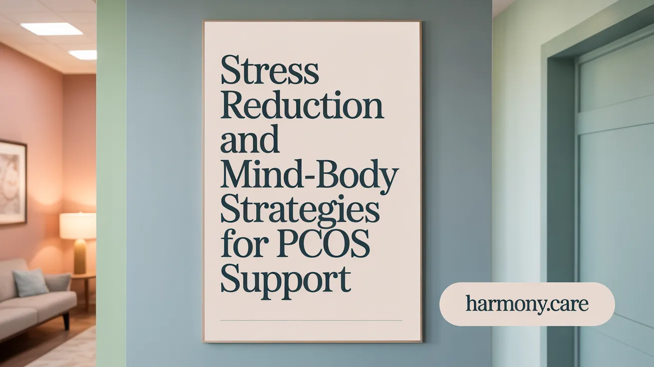 Stress Reduction and Mind-Body Strategies for PCOS Support