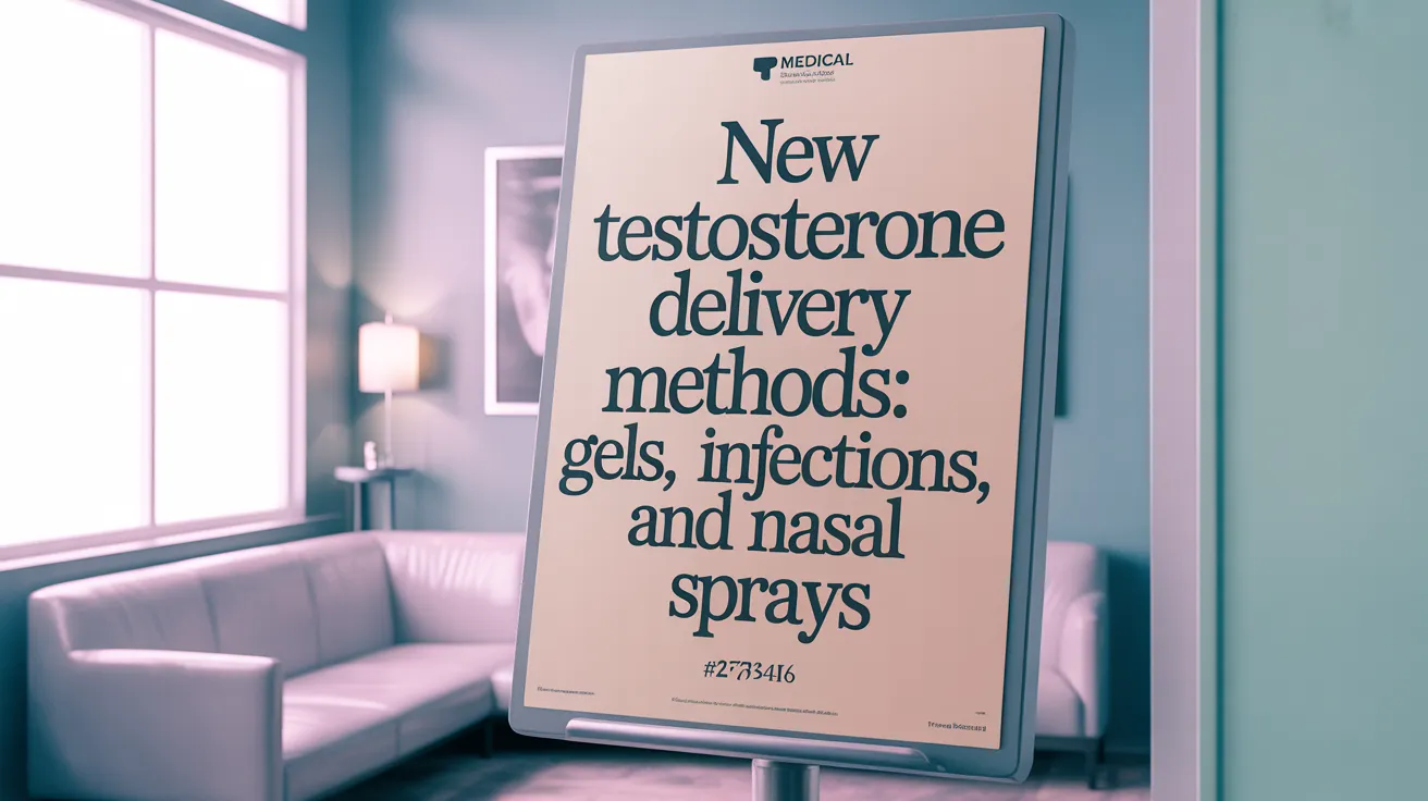 New Testosterone Delivery Methods: Gels, Injections, and Nasal Sprays