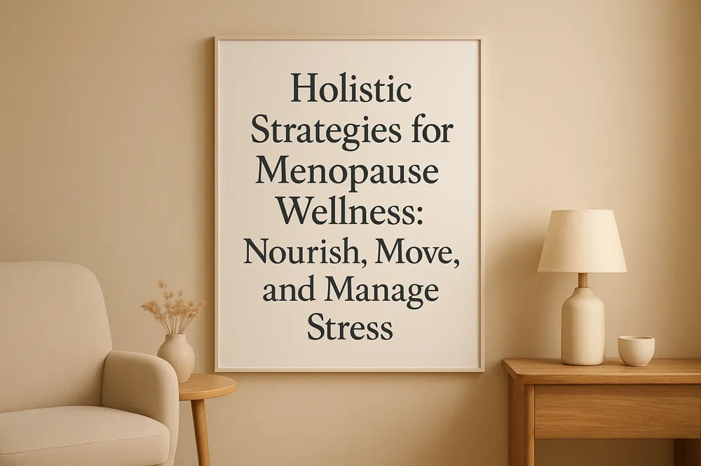 Holistic Strategies for Menopause Wellness: Nourish, Move, and Manage Stress