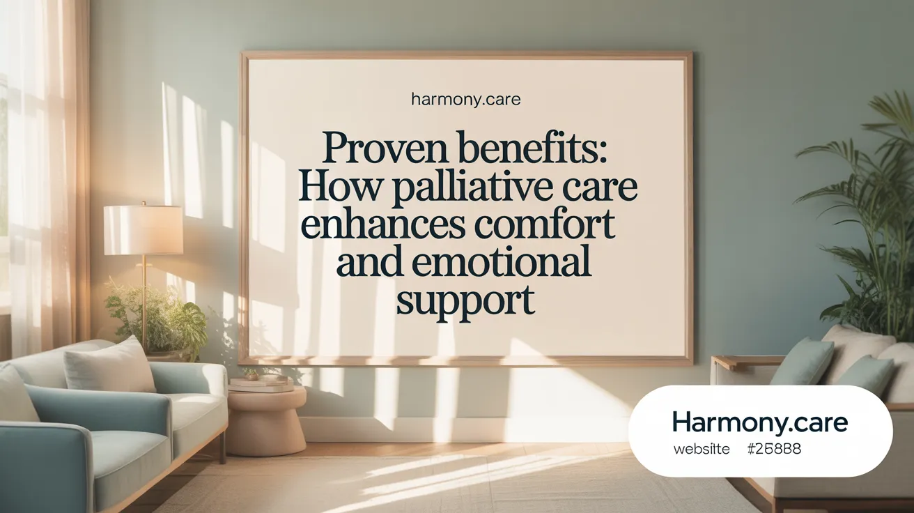 Proven Benefits: How Palliative Care Enhances Pain Relief and Emotional Support