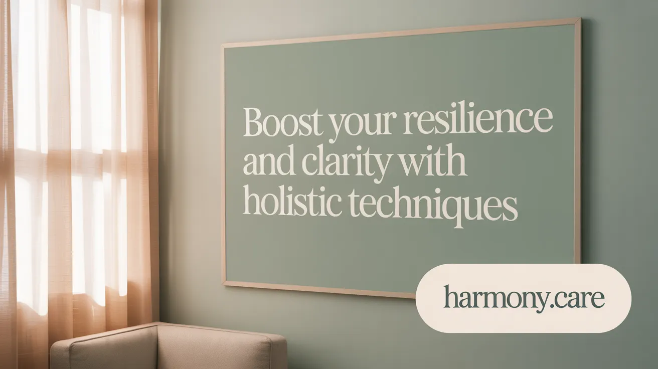 Boost Your Resilience and Clarity with Holistic Techniques