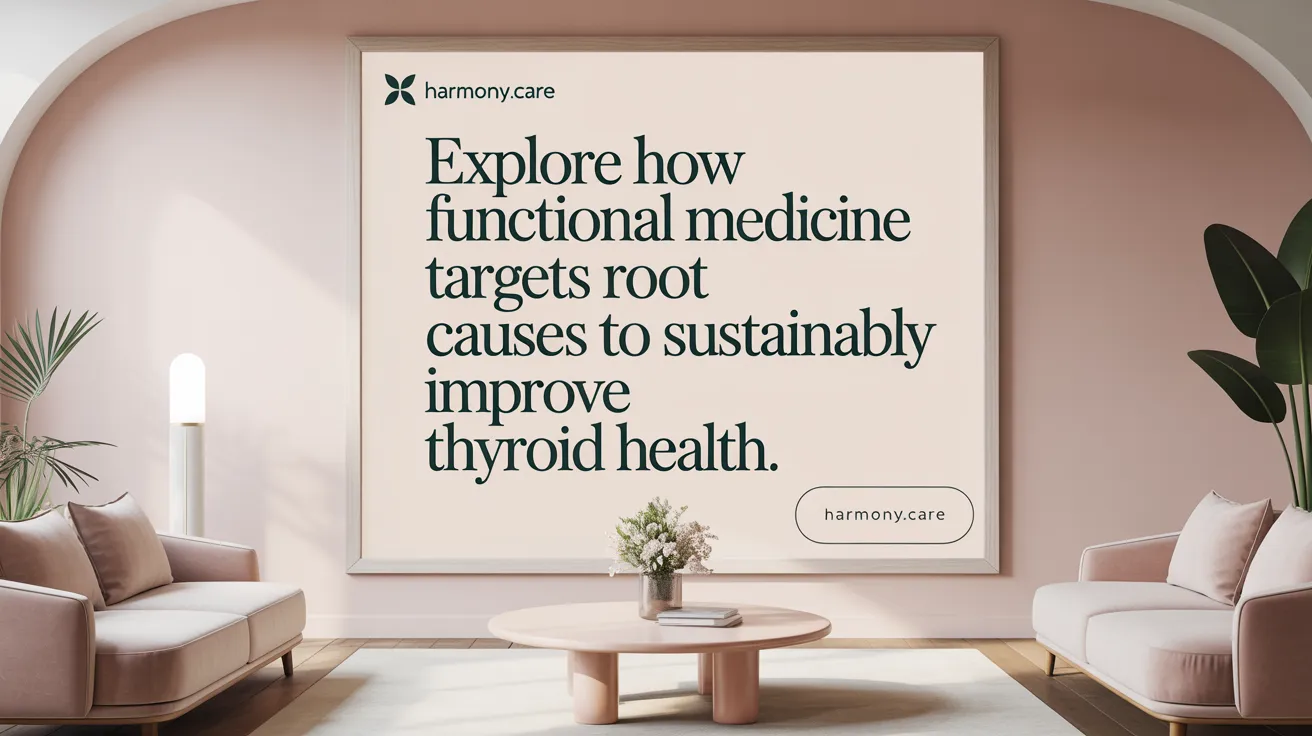Explore how functional medicine targets root causes to sustainably improve thyroid health.