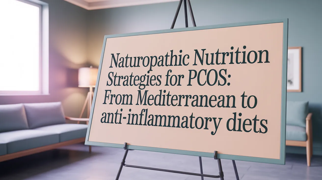 Naturopathic Nutrition Strategies for PCOS: From Mediterranean to Anti-Inflammatory Diets