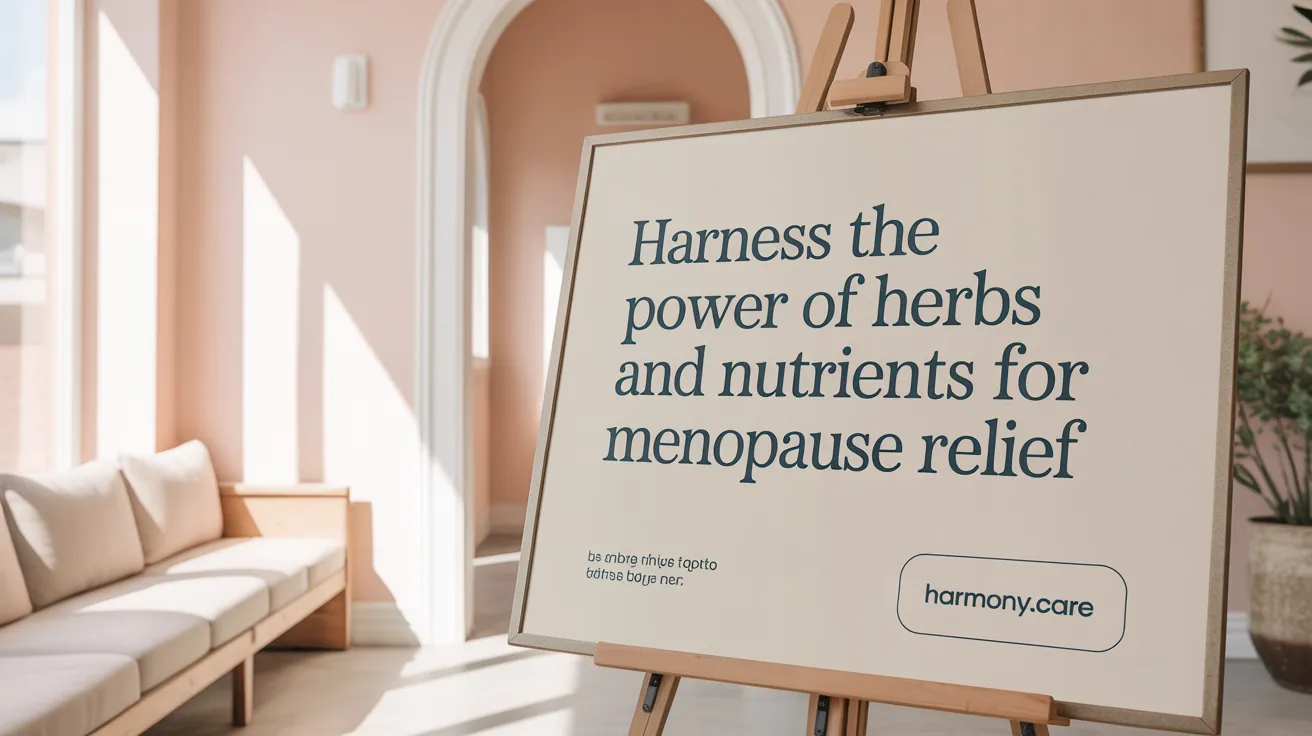 Harness the Power of Herbs and Nutrients for Menopause Relief
