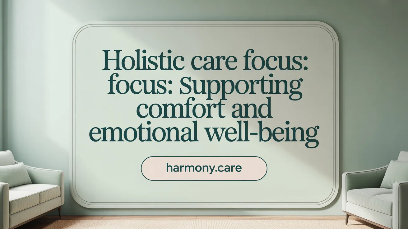 Holistic Care Focus: Managing Pain and Emotional Well-being